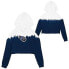 Фото #1 товара NFL Tennessee Titans Girls' Crop Hooded Sweatshirt - XL