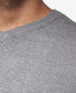 Men's Basic V-Neck Pullover Midweight Sweater