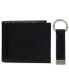 Men's RFID Passcase Wallet & Key Fob Set