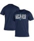 Фото #1 товара Men's Navy Seattle Kraken Dassler Creator T-shirt