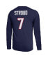 Фото #2 товара Men's Threads C.J. Stroud Navy Houston Texans Name and Number Long Sleeve T-shirt