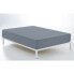 Fitted sheet Alexandra House Living Steel Grey 160 x 200 cm