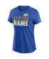 ფოტო #3 პროდუქტის Women's Royal Los Angeles Rams Hometown Collection T-Shirt