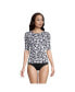 ფოტო #6 პროდუქტის Women's Crew Neck Rash Guard UPF 50 Swim Tee