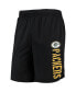 Men's Black Green Bay Packers Training Shorts