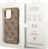 Фото #8 товара Guess Etui Guess do iPhone 14 Pro Max 6,7" brązowy/brown hard case 4G Vintage Gold Logo