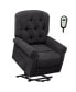 Power Lift Recliner Chair Sofa for Elderly Side Pocket