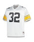 Фото #3 товара Men's Franco Harris White Pittsburgh Steelers Big and Tall 1976 Retired Player Replica Jersey