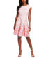 Women's Scattered Floral-Print Fit & Flare Dress