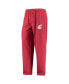 ფოტო #4 პროდუქტის Men's Crimson, Heathered Charcoal Distressed Washington State Cougars Meter Long Sleeve T-shirt and Pants Sleep Set