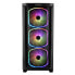 Enermax StarryKnight SK30 - Midi Tower - PC - Black - ATX - EATX - micro ATX - Mini-ATX - Carbon steel - Tempered glass - Blue - Green - Red