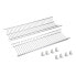 SAUVIC Kit 65 cm stainless steel dish drainer cabinet