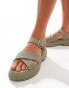 Фото #3 товара Timberland london vibe cross strap sandals in stone full grain leather