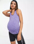 Mamalicious Maternity active vest co-ord in blue marl