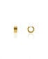 ფოტო #1 პროდუქტის Women's Anekhe 18K Gold Plated Brass Huggies Earrings