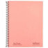 NAVIGATOR A4 spiral notebook hardcover 80h 80gr horizontal with coral margin