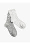 2'li Soket Çorap Seti Yıldız Desenli