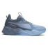 Фото #1 товара Puma RsX Faded Lace Up Mens Blue Sneakers Casual Shoes 39498101