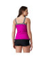 ფოტო #2 პროდუქტის Women's Track Stripe Tankini Top