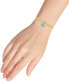 ფოტო #3 პროდუქტის Cubic Zirconia Evil Eye Charm Bismark Chain Bracelet, Created for Macy's