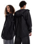 Rains 12010 unisex waterproof short jacket in black