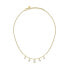 Luxury gold-plated necklace with zircons Tesori SAIW207