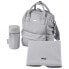 BABABING Mani Dove Grey Leatherette Organizer Bag