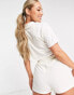 Фото #4 товара VAI21 cropped tennis zip polo top co-ord in cream