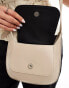 Фото #3 товара ASOS DESIGN scoop shoulder bag with flap closure in stone