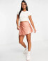 Фото #8 товара Puma wrap detail mini skirt in soft pink