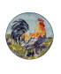 Rooster Meadow Salad Plate, Set of 4