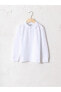 Фото #1 товара Your Fashion Style'dan Polo Yaka Basic Uzun Kollu Pamuklu Beyaz Erkek Çocuk Tişört