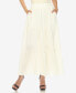 ფოტო #1 პროდუქტის Women's Pleated Tiered Maxi Skirt