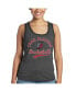 Фото #3 товара Women's Threads Damian Lillard Black Portland Trail Blazers Name and Number Tri-Blend Tank Top