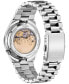 ფოტო #3 პროდუქტის Men's Automatic Tsuyosa Stainless Steel Bracelet Watch 40mm