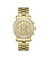 Women's Laurel Diamond (1/10 ct.t.w.) 18k Gold Plated Stainless Steel Watch