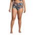 Фото #7 товара Plus Size Tummy Control High Waisted Bikini Swim Bottoms Print