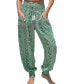 ფოტო #1 პროდუქტის Women's Geo Print Tassel Waist Joggers