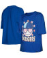 Big Girls Royal Los Angeles Dodgers Team Half Sleeve T-shirt