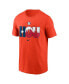 Фото #4 товара Men's Orange Houston Astros Wordmark Local Team T-shirt