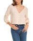 Krisa V-Neck Linen Cardigan Women's S - фото #1