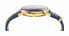 Фото #3 товара VERSACE V CIRCLE Damenarmbanduhr Lederarmband blau VE81012 19