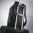 Фото #6 товара Мужской городской рюкзак черный с карманом Samsonite Kombi Business Backpack, Black/Brown, 17.5 x 12 x 7-Inch