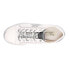 Vintage Havana Alive 7 Metallic Glitter Lace Up Womens White Sneakers Casual Sh 8.5 - фото #4