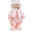 Christmas bauble Pink Metal Polyresin Polyfoam Fabric Children 19 x 10 x 51 cm