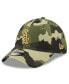 ფოტო #4 პროდუქტის Men's Camo Chicago White Sox 2022 Armed Forces Day 39THIRTY Flex Hat