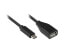 Фото #1 товара Разъемы и переходники GOOD CONNECTIONS USB C - USB A (2511-OTG2) 0.1 м черный