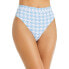 Фото #1 товара Aqua Swim 285313 Fall Voyage High-Leg High-Waist Bikini Bottom, Size Medium