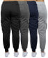 ფოტო #9 პროდუქტის Women's Heavyweight Loose Fit Fleece-Lined Cargo Jogger Pants-4PK