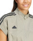 Фото #3 товара Комбинезон женский Adidas Relaxed Tiro 3-Stripe из хлопка
